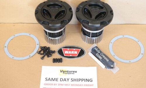 2005-2025 Ford F250 F350 F450 F550 4x4 Superduty Premium Black Warn ALL METAL Manual Locking Hub