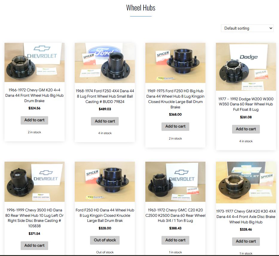 Wheel Hubs