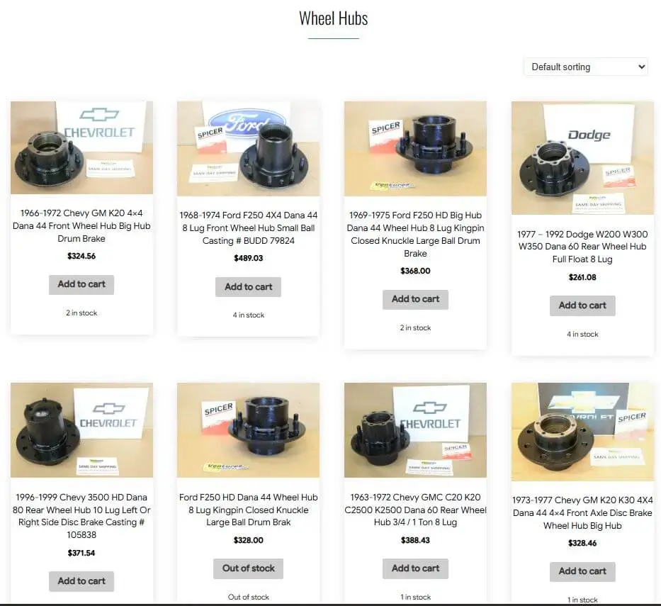 Wheel Hubs