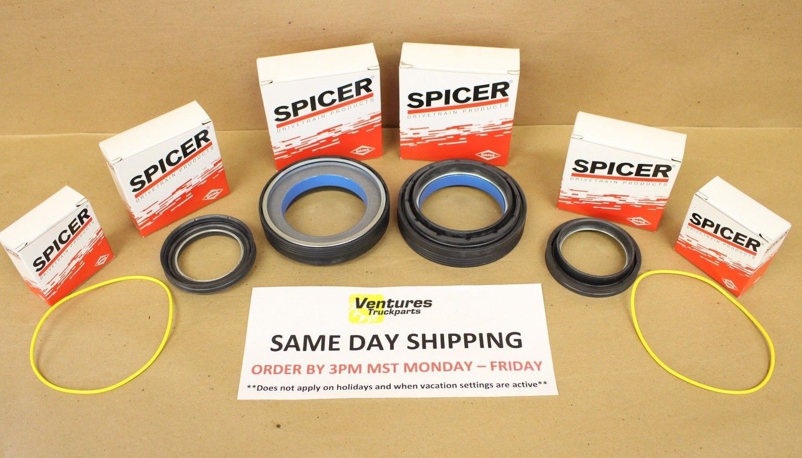 INNER KNUCKLE VACUUM DUST SEAL O RING KIT FORD SUPER DUTY F350 DANA 60 4X4 FRONT