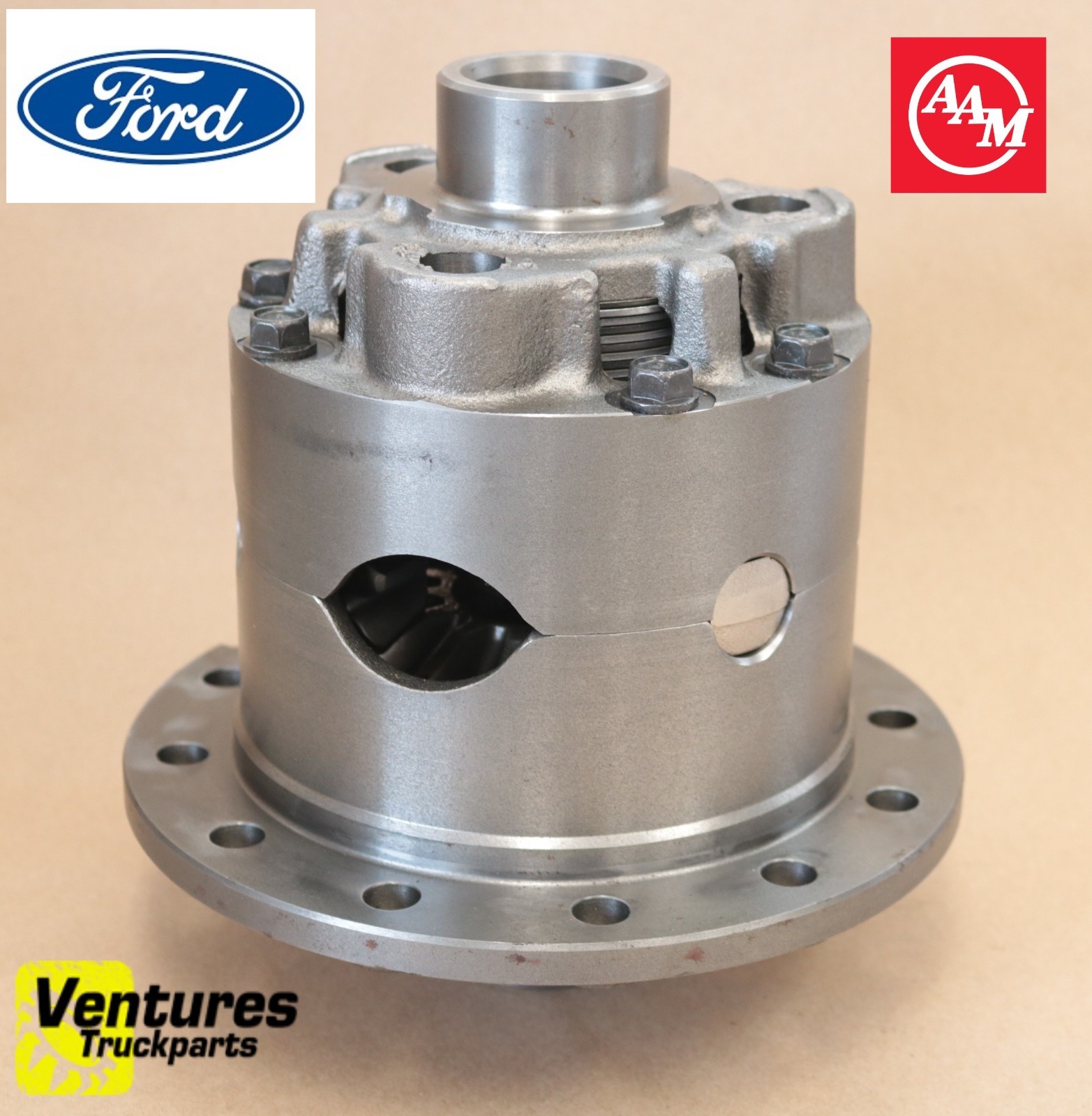 1984-1998 Ford F250 F350 Sterling 12 Bolt 10.25 Rear Axle 3 Pinion Trac Lok Carrier OEM