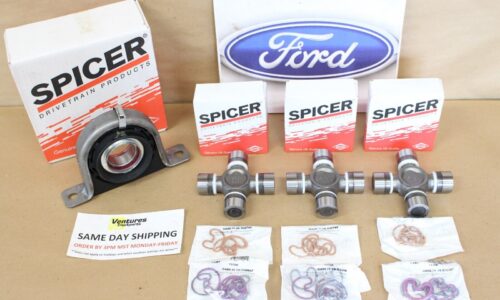 1999-2015 Ford F250 F350 4X4 Spicer Rear Driveshaft Carrier Bearing U Joint Kit