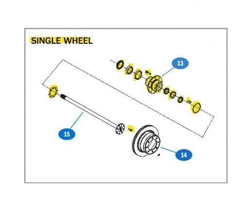 2000-2002 Dodge Ram 2500 Or 3500 Single Rear Wheel Hub Bearing And Seal Kit - Image 2