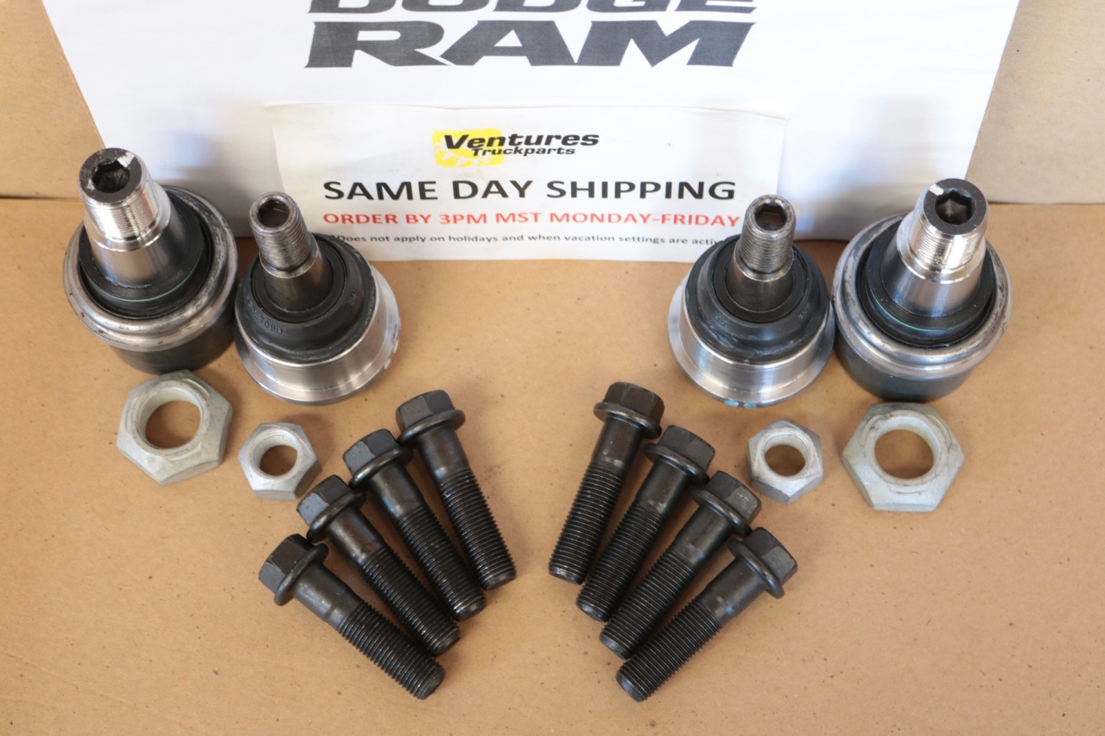 2014-2024 Dodge Ram 2500 3500 Front 9.25 Axle Ball Joint Kit LH And RH OEM AAM - Image 4