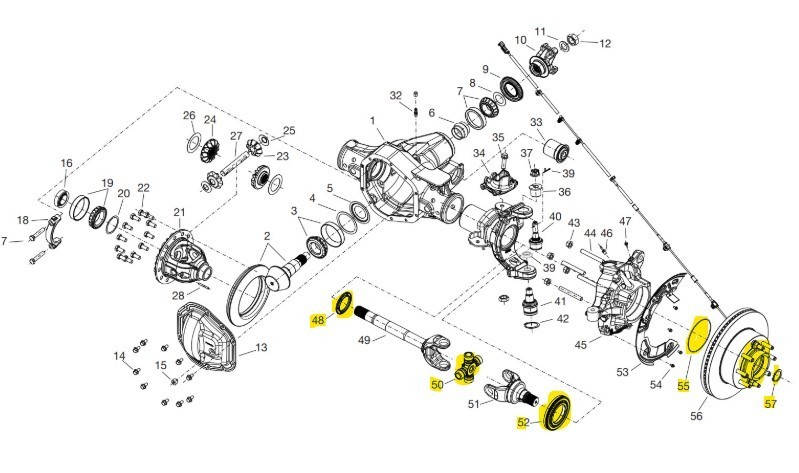 2020-2022 Ford F250 F350 Front Axle Wheel Hub Bearing Kit Left Hand / Right Hand 4X4 Genuine Motorcraft - Image 18