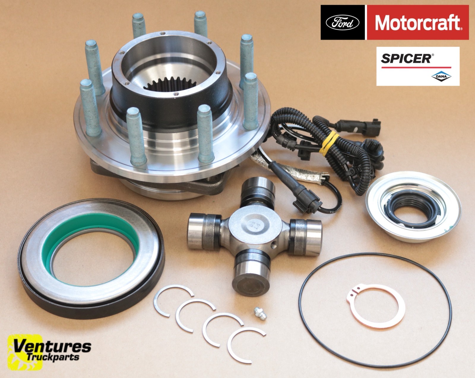 2020-2022 Ford F250 F350 Front Axle Wheel Hub Bearing Kit Left Hand / Right Hand 4X4 Genuine Motorcraft