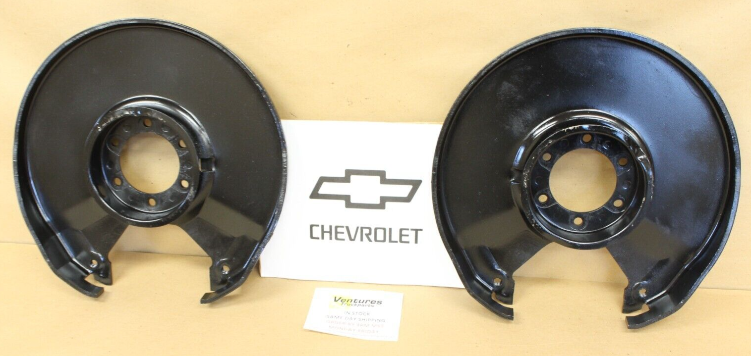 1976-1990 Chevy K20 Dana 44 3/4 Ton GM 10 Bolt 3/4 Ton 8 Lug Caliper Bracket Backing Plates Driver & Passenger