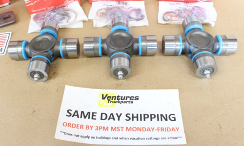 1999-2015 FORD F250 F350 4X4 Spicer Rear Driveshaft Greaseable U Joint Kit Diesel & V10
