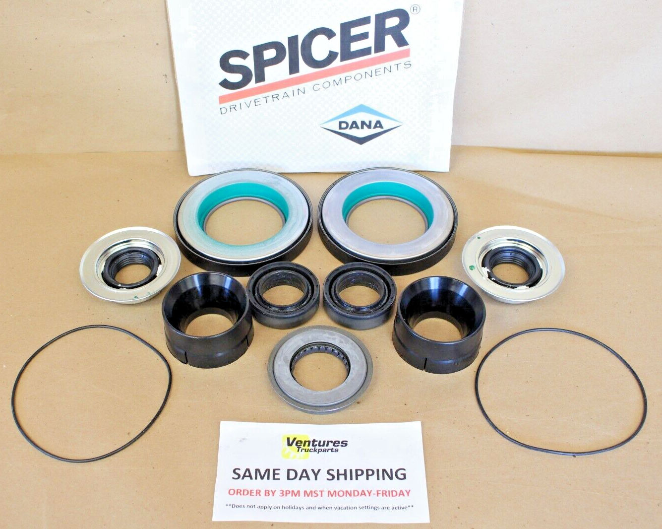 2005-2016 Ford F450 F550 Super Duty 4X4 Complete Front Axle Master Seal Kit