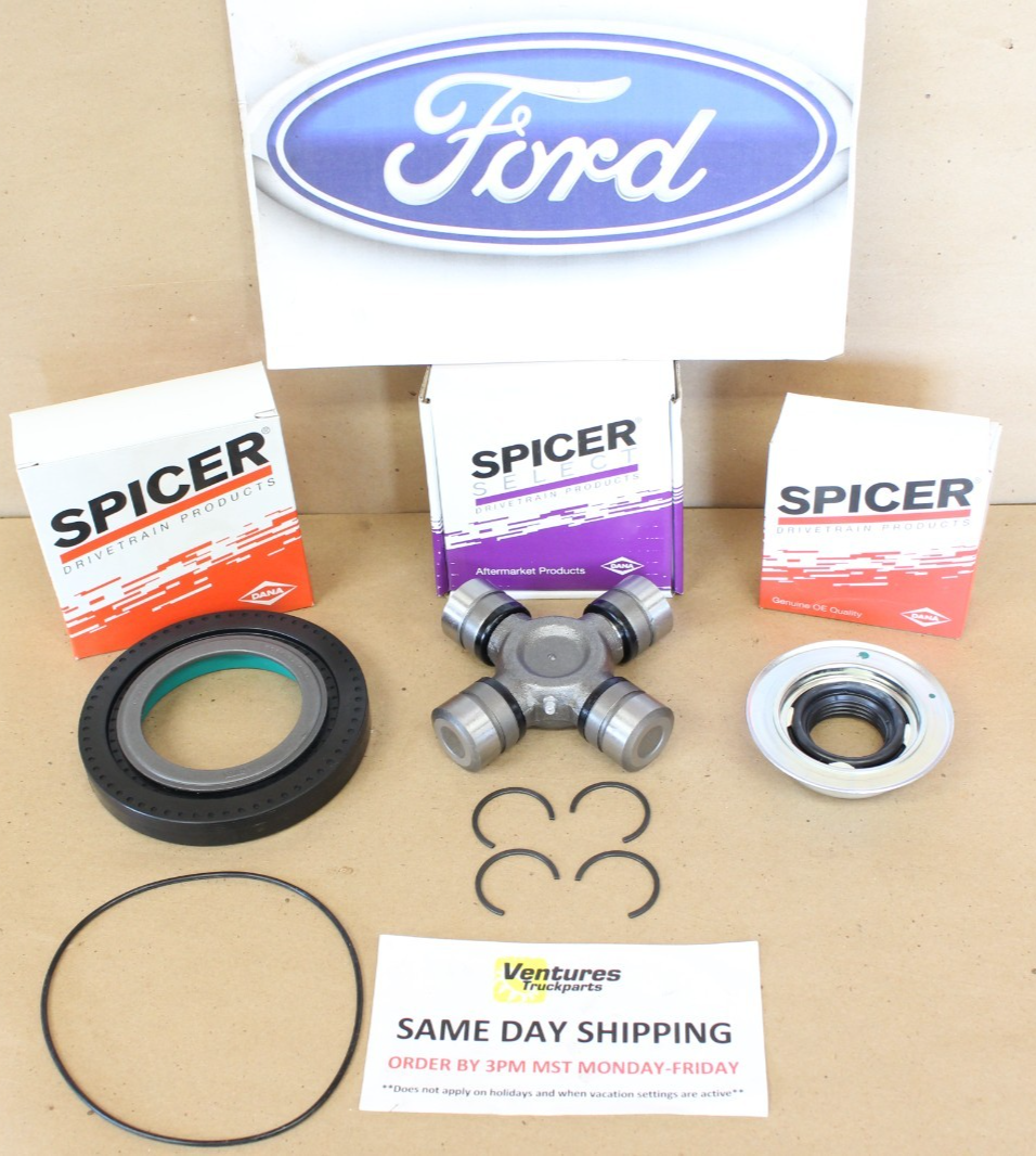2005-2025 Ford F450 F550 4X4 Front Axle Seal And Spicer Select Greaseable U Joint ONE Side