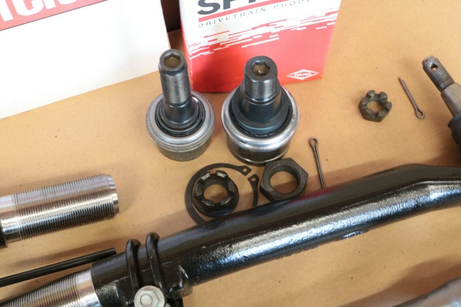 Ford F250 F350 0515 Front Axle Tie Rod Drag Link Ball Joint Rebuild