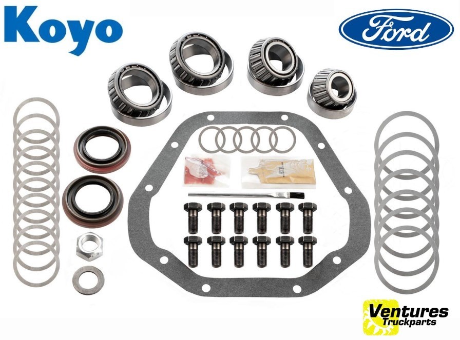 1978-1997 Ford F350 Dana 60 Front 4X4 Axle Master Bearing Install Kit Koyo