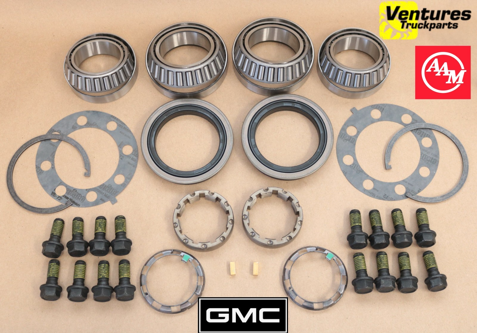 2011-2016 Chevy GMC Silverado Sierra 2500 3500 SRW Rear Wheel Hub Bearing Seal Kit OEM AAM - Image 2