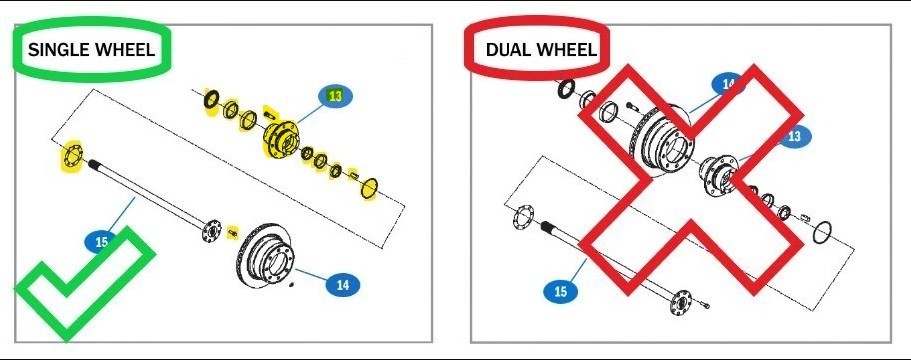2019-2026 Ram 2500 Or 3500 Rear Wheel Hub, Bearings, Seal, And Spindle Nut Kit - Image 4