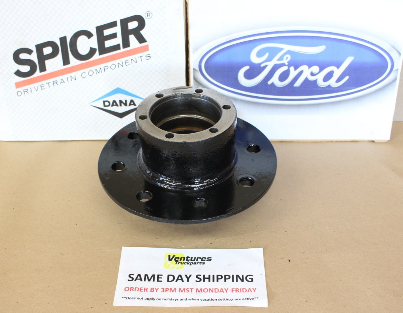 1976-1977 Ford F250 4x4 High Boy Dana 44 HD Front Wheel Hub 4x4 Disc Brake