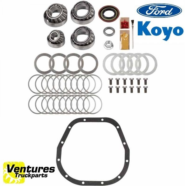 1985-1997 Ford F250 F350 12 Bolt 10.25 Rear Axle Master Bearing Install Kit Koyo