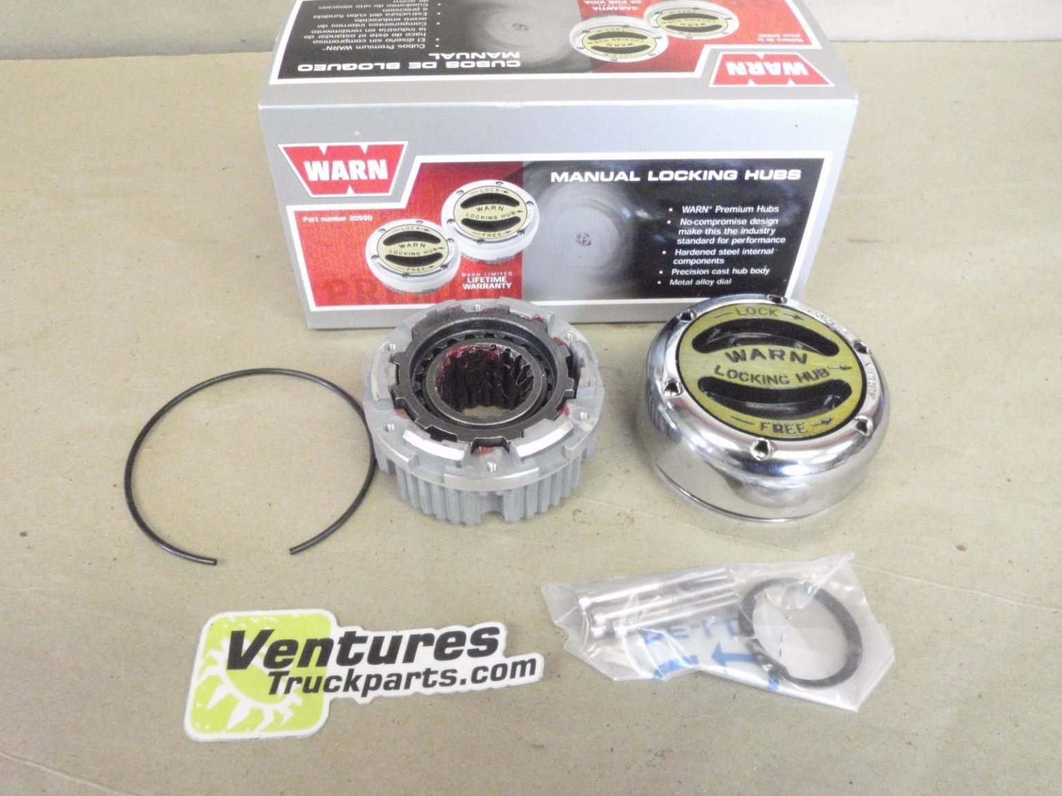 DANA 44 GM 10 BOLT WARN PREMIUM 4X4 LOCKING HUB 19 SPLINE FORD JEEP