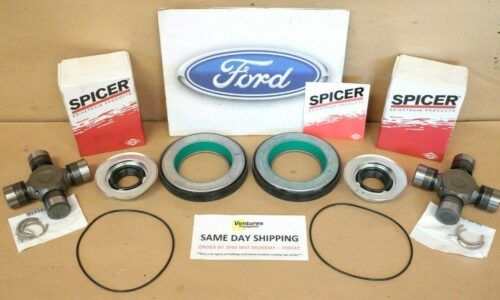 2016-2025 Ford F250 F350 F450 F550 4X4 Super-Duty Front Axle Seal And Greaseable U Joint Kit Both Sides