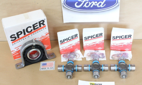 1999-2015 FORD F250 F350 4X4 Spicer Life Rear Driveshaft Greaseable U Joint Carrier Bearing Kit