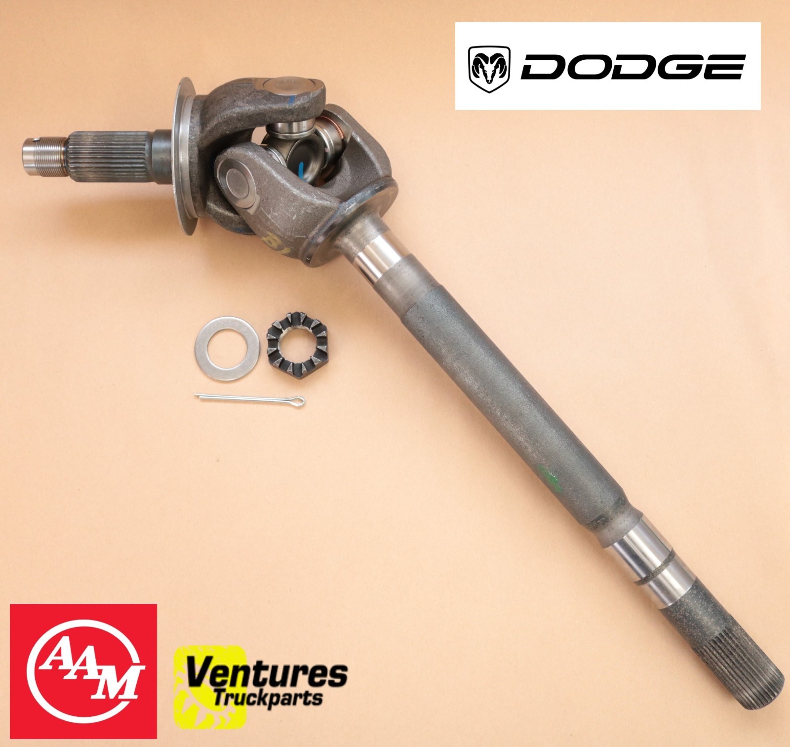 2003-2008 Dodge Ram 2500 3500 Front Left Hand Axle Shaft Assembly 14 Bolt 9.25