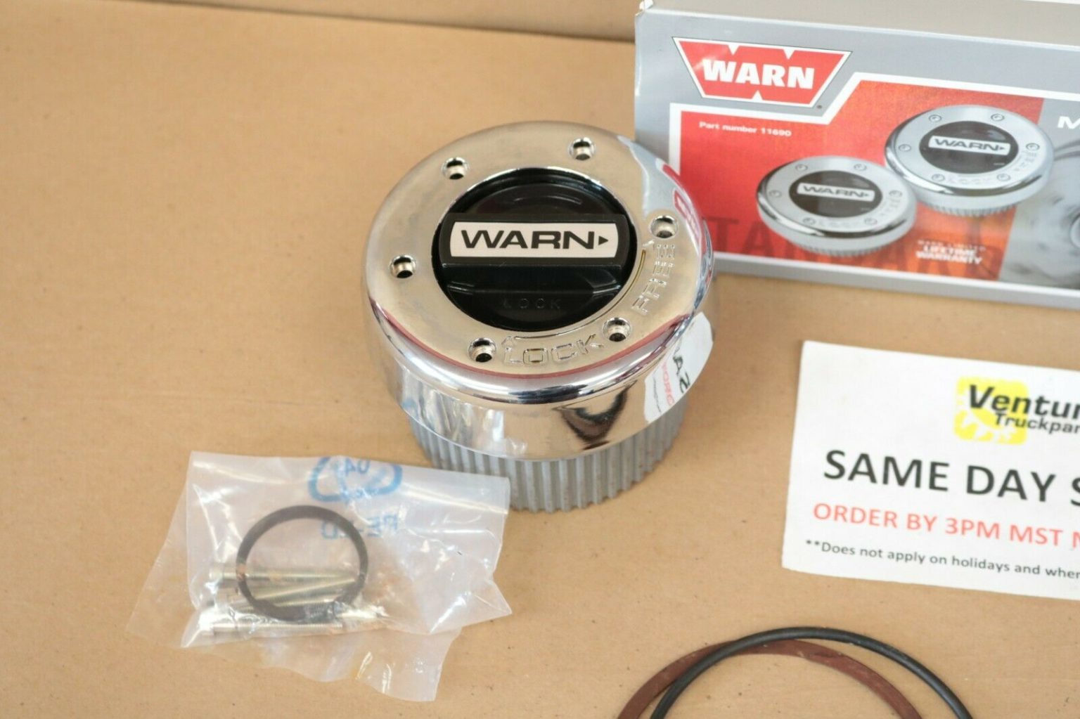 Ford F250 F350 Excursion 19992004 Front Axle Warn 4X4 Locking Hub Set