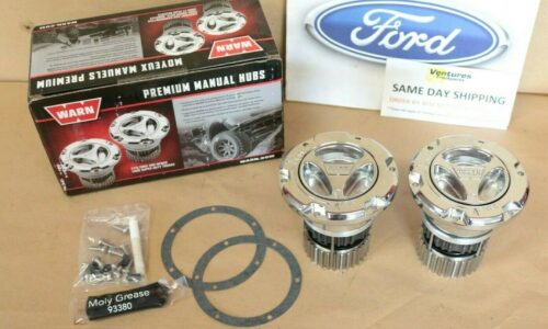Ford Superduty F250 F350 F450 F550 2005-2018 Premium Chrome Warn Manual Locking Hub 4X4