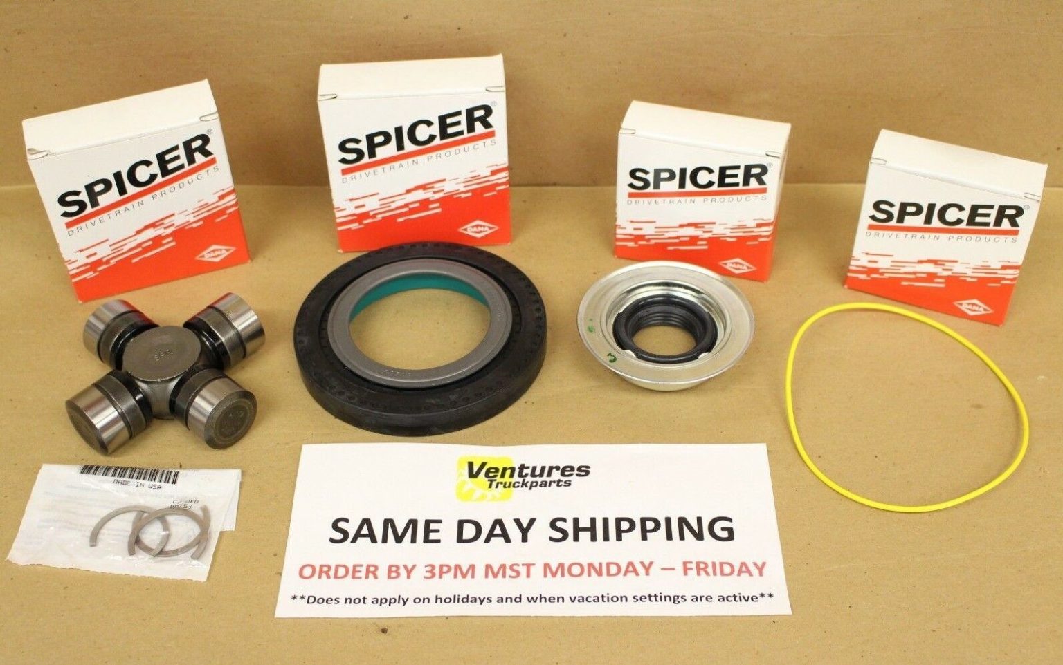 Seal Kit Ford F250 F350 05 16 Super Duty Front Axle Vacuum Dust U Joint O Ring 4351