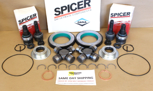 2005-2014 Ford F250 F350 4X4 Front Axle Seal Ball Joint U Joint Kit OEM Dana Spicer Parts Both Sides