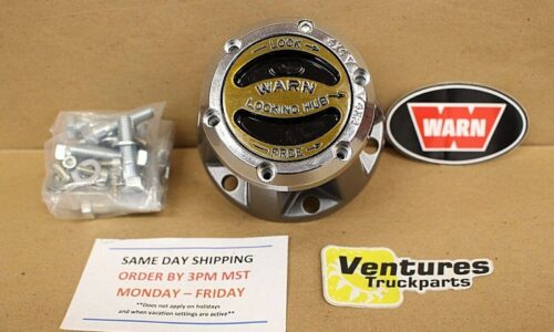 WARN LOCKING HUB 19 SPLINE 1/2 SET DANA 44 BIG HUB EXTERNALLY SPLINED WHEEL HUB