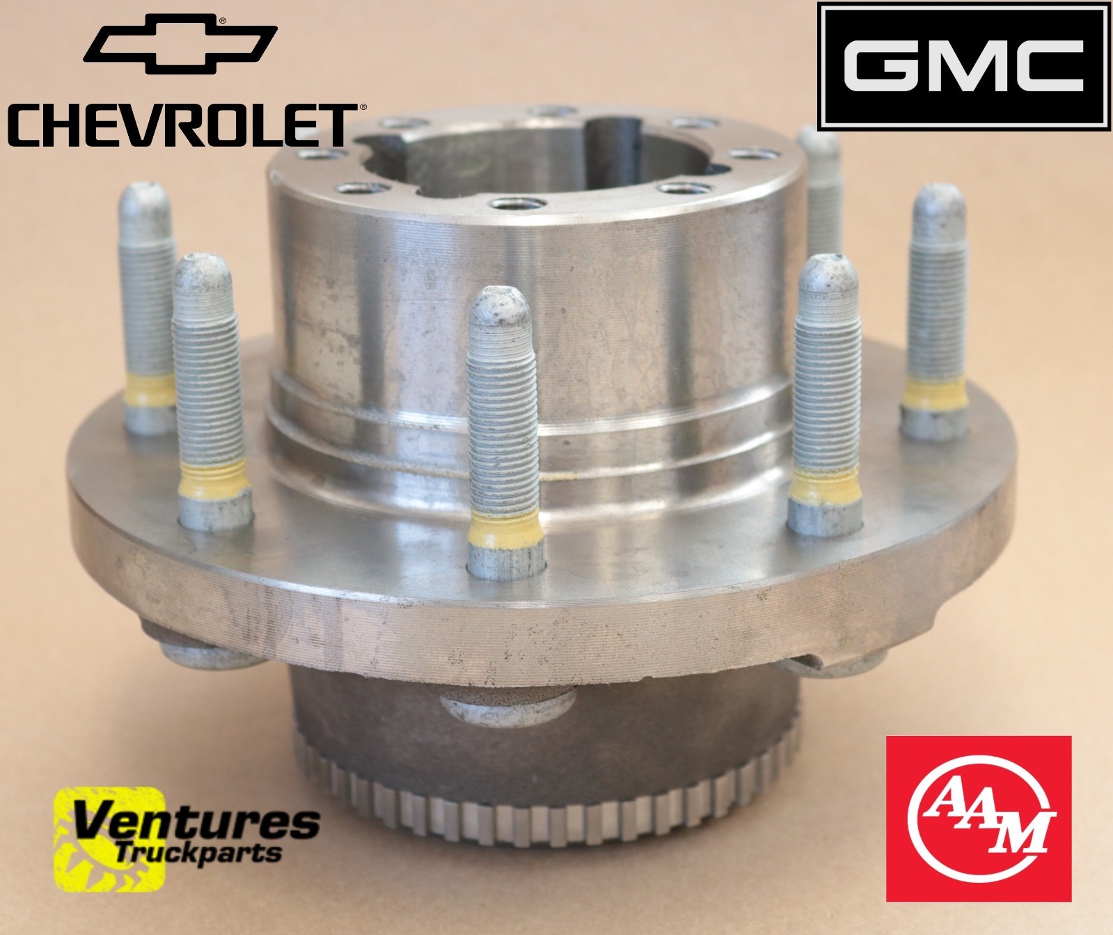 2011-2019 Chevy Silverado GMC Sierra 2500 3500 AAM 14 Bolt 11.5 Rear Wheel Hub Single Rear Wheel