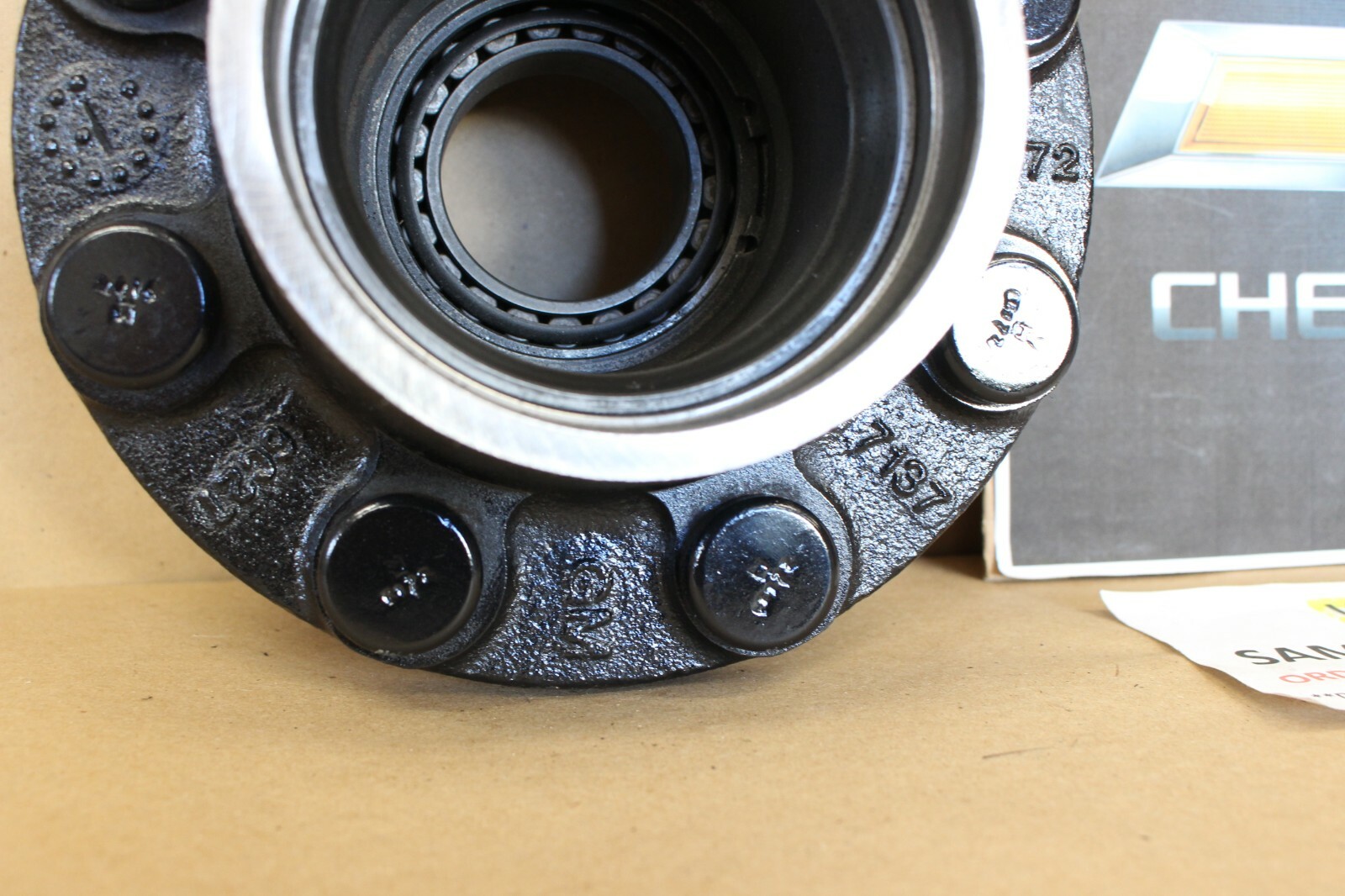 1999 Up Chevy Gm 2500 14 Bolt 10.5 Rear Axle Disc Brake Wheel Hub Casting # 3137 - Image 7