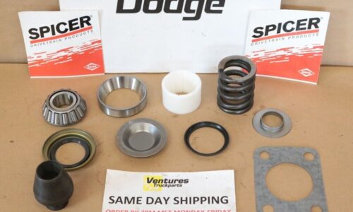 1975-1993 Dodge Dana 60 Front 4x4 Axle Common King Pin Rebuild Kit OEM Dana Spicer Parts (Rebuilds One Side / One Knuckle)