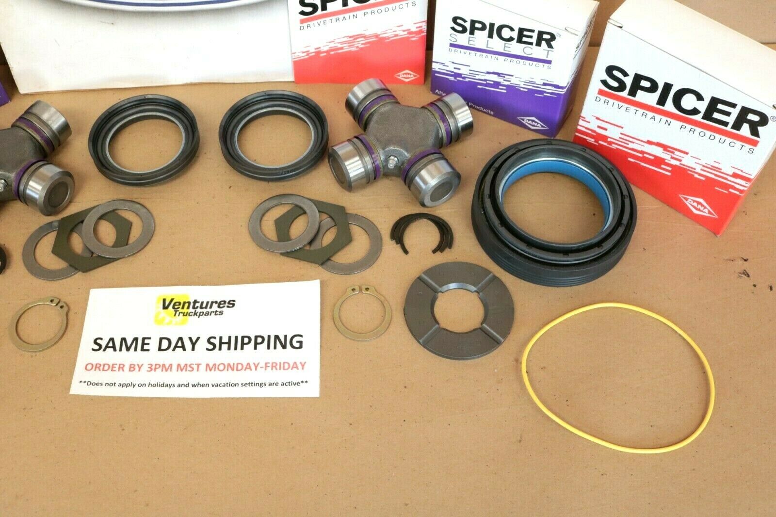 Ford F250 F350 Excursion 1998-2004 Front Axle Seal And Greasable U Joint Kit 