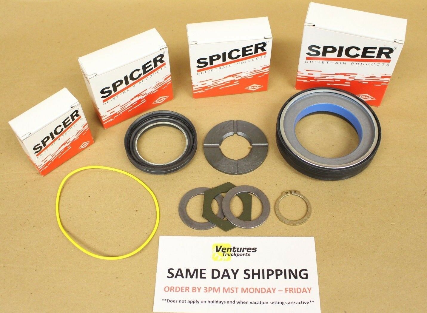 FORD 98-04 F250 F350 DANA 50/60 OUTER AXLE STUB/BALL JOINTS/MASTER SEAL KIT 